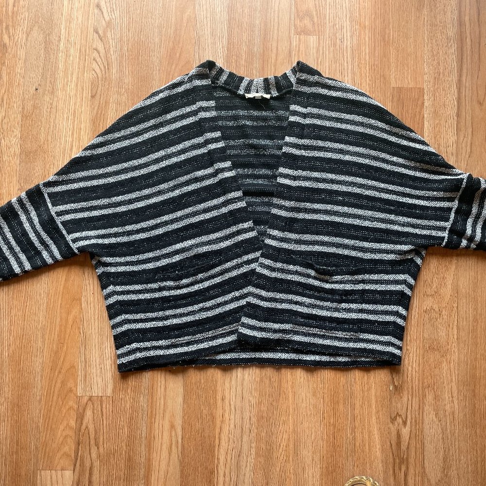 Madewell cozy cocoon striped cardigan
